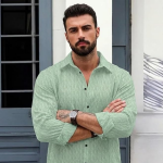 Men's Regular Fit Button Down Dress Shirts