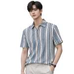 T-Shirt with Zip Collar