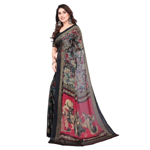 Printed Saree with Blouse Piece