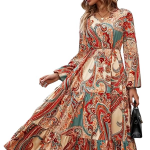 Floral Printed Dress for Womens