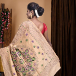 Women’s Pure Kantha  Silk Saree