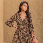 Comfortable Women's Long Sleeve Maxi Dress