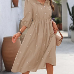 Casual Dress Mid-Length Maxi Dress for Woman