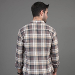 Formal Single Pocket Check Shirt
