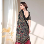 Printed Saree with Blouse Piece