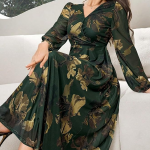 Elegant Floral Maxi Gown