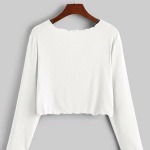 Cropped Tie-Front Shrug Cardigan